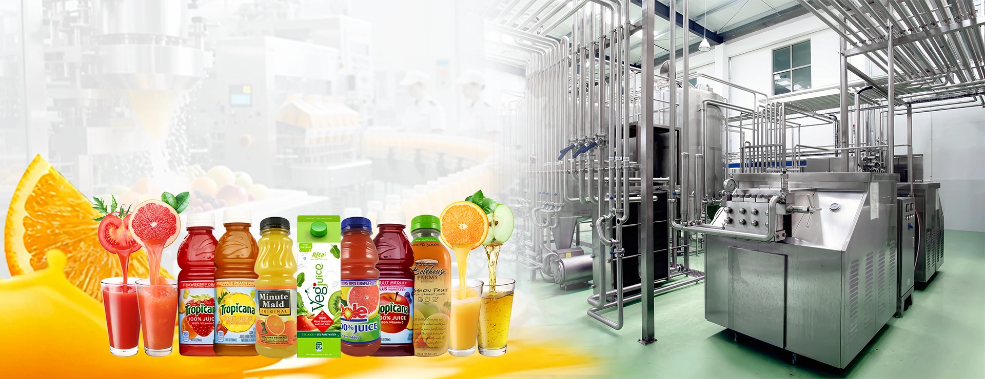 Dostawca linii do produkcji soków w Chinach