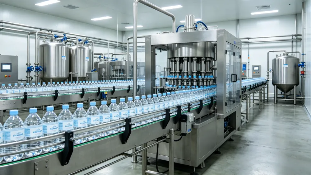 Linia do produkcji wody butelkowanej: 10 czynników przed inwestycją
